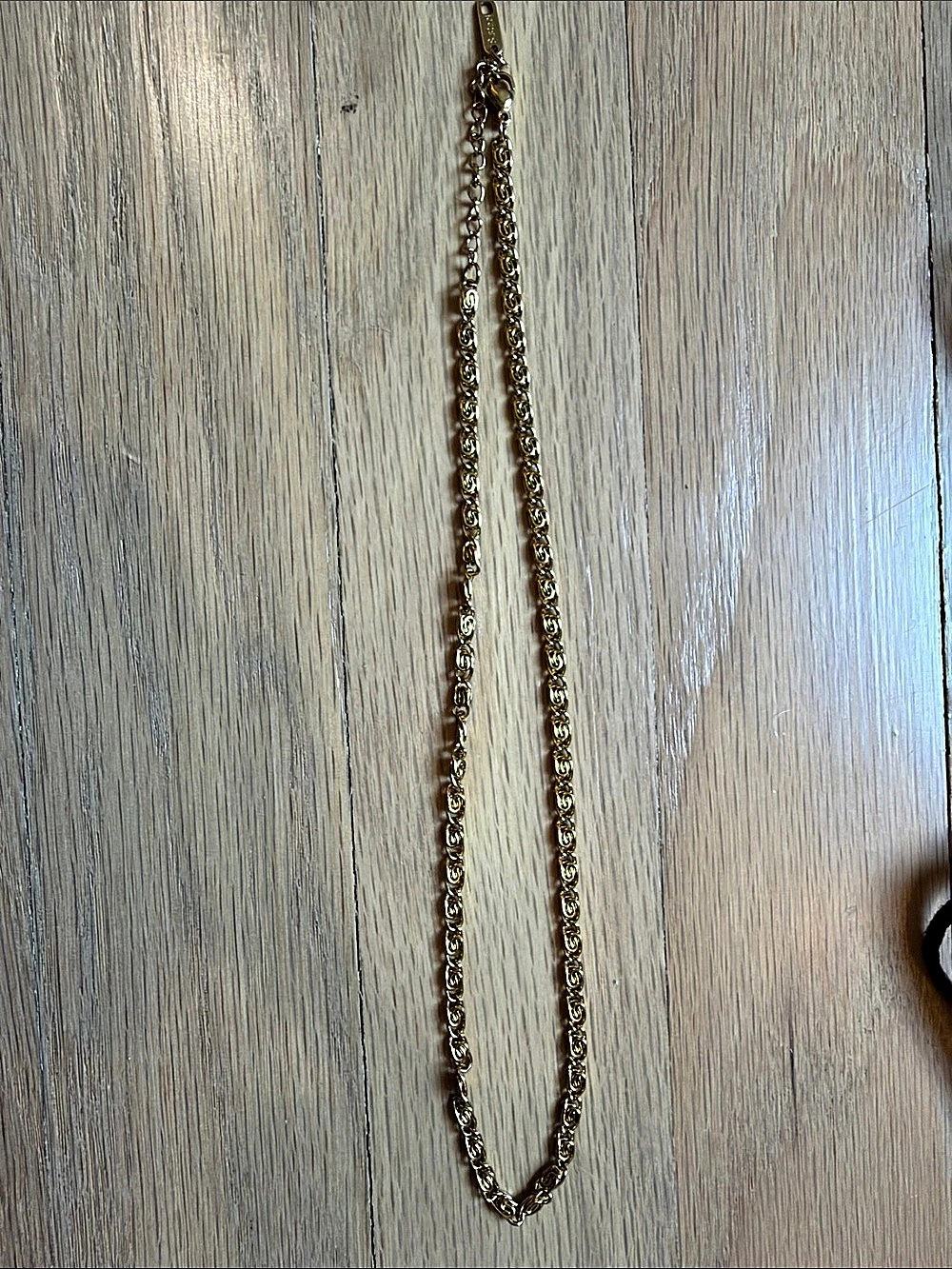 Gold-Tone Chain Necklace